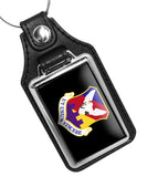 United States Air Force 87th Air Base Ut Unum Vincere Wing Faux Leather Key Ring