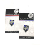 Thin Blue Line Police EMS Star of Life Lapel Pin