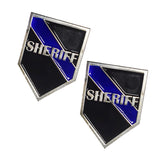 Thin Blue Line Law Enforcement Sheriff Lapel Pin
