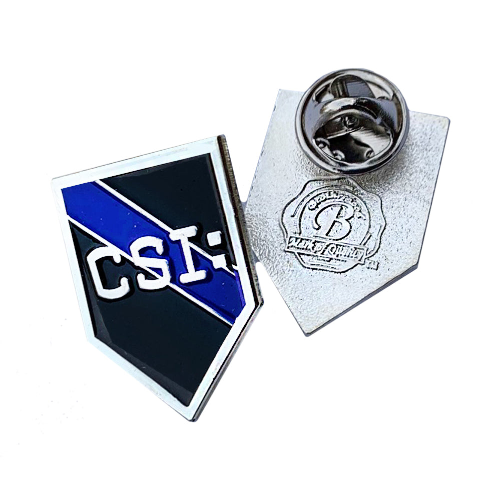 Thin Blue Line Police Sheriff CSI Crime Scene Investigators Lapel Pin ...