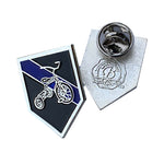 Thin Blue Line Police Sheriff Junior Bicycle Bike Patrol Unit Lapel Pin
