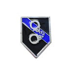 Tools of the Trade Handcuffs Thin Blue Line Law Enforcement Lapel Pin