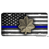 Thin Blue Line Police Sheriff Major Emblem