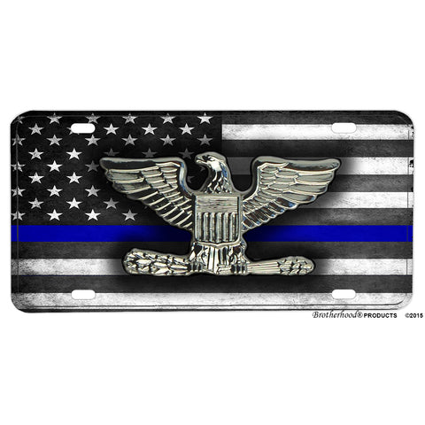 Thin Blue Line Police Chief Sheriff Emblem