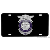 North Carolina State Highway Patrol Badge Design Aluminum License Plate