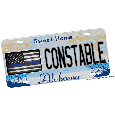 Alabama Sweet Home Alabama Constable License Plate