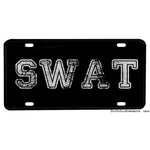 SWAT Special Weapons Assault Team Aluminum License Plate