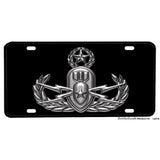 Basic, Senior, or Master EOD Emblem Design Aluminum License Plate