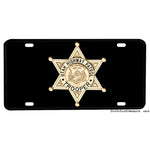 Utah Highway Patrol Trooper Five Pointed Star Trooper Badge Aluminum License Plate