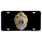 State of Alaska Troopers Trooper Badge Design Aluminum License Plate