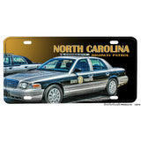 North Carolina Highway Patrol State Trooper Crown Vic Aluminum License Plate