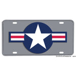 United States Air Force Roundel Design Aluminum License Plate