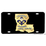Trooper Louisiana State Police Badge Design Aluminum License Plate
