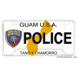 Guam Police Department Tano Y Chamorro POLICE Novelty Aluminum License Plate