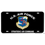 United States Air Force Strategic Air Command Aluminum License Plate