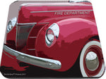 Old Fire Department Chiefs Car Mouse Pad