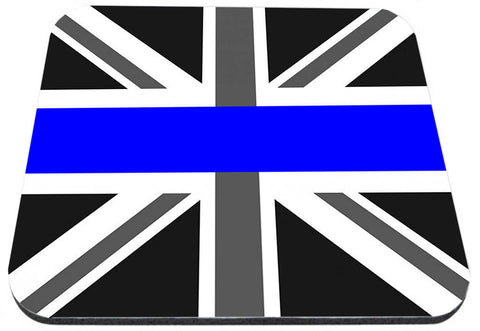 Thin Blue Line British Flag Union Jack Mouse Pad