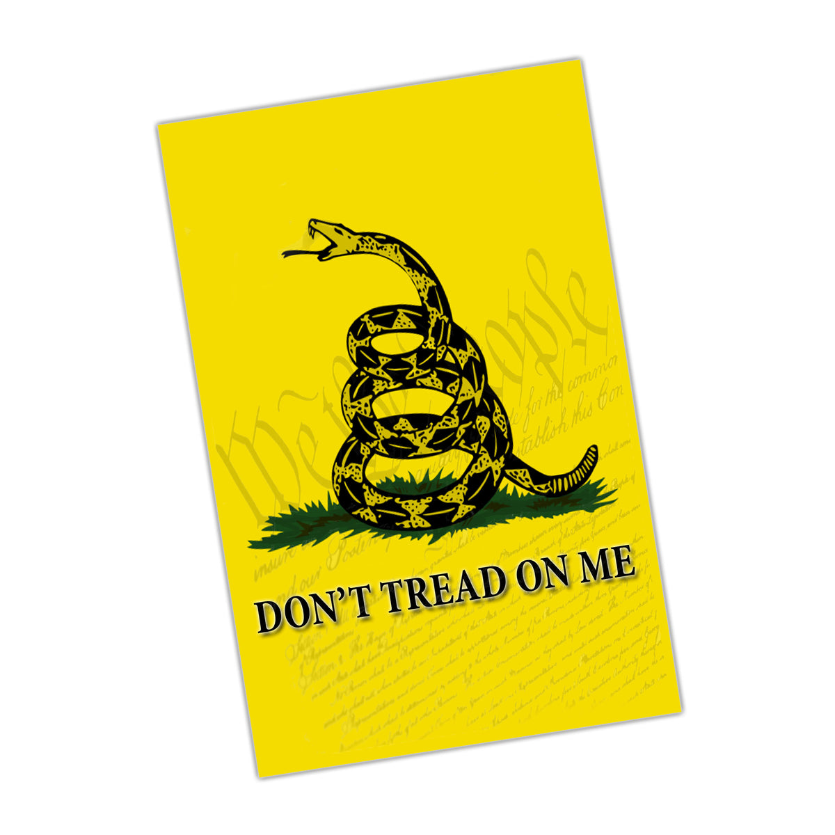 Don't Tread On Me Gadsden Flag Poster | Brotherhood Products – abrotherhood