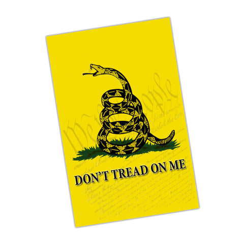 Don't Tread On Me Rattlesnake Gadsden Flag Wall Poster