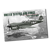 United States Air Force Curtiss P-40N WWII Plane Poster