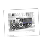 1920's Two Police Officer In Police Patrol Paddy Wagon Glossy Prin