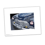 Police Print of Police Chevrolet Police Patrol Car 