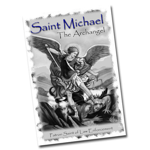 Saint Michael Patron Saint of Law Enforcement 12" x 8" Sign