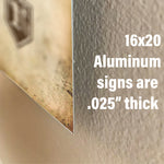 Asellum Quidem Military 1 Asterisk Aluminum Stand Off Wall Decor