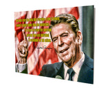Ronald Reagan Quote Stand Off Aluminum Metal Wall Decor