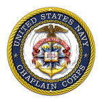 United States Navy Chaplain Corps 1775 Inch Circle Aluminum Sign
