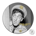 Mayberry's Gomer Pyle as Deputy Pyle Circle Aluminum Sign