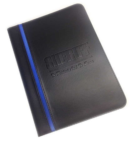 Thin Blue Line Sheriff Padfolio Bundle